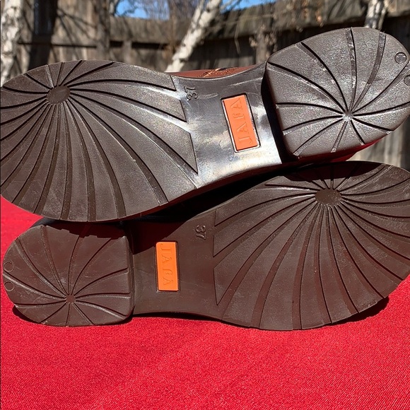 Jafa 2122 Camel Contrast Ankle Boots Size 37 - Picture 7 of 10